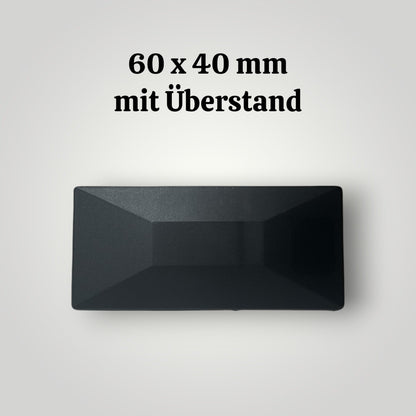 Pfostenkappe Zaun Abdeckung 6x4 6x6 8x8 cm Schwarz – Robust & Wetterfest für Pfosten