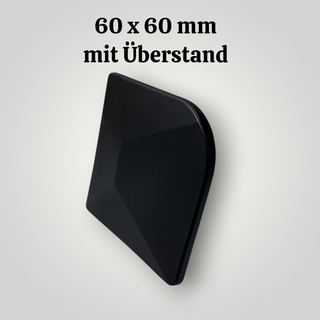 Pfostenkappe Zaun Abdeckung 6x4 6x6 8x8 cm Schwarz – Robust & Wetterfest für Pfosten