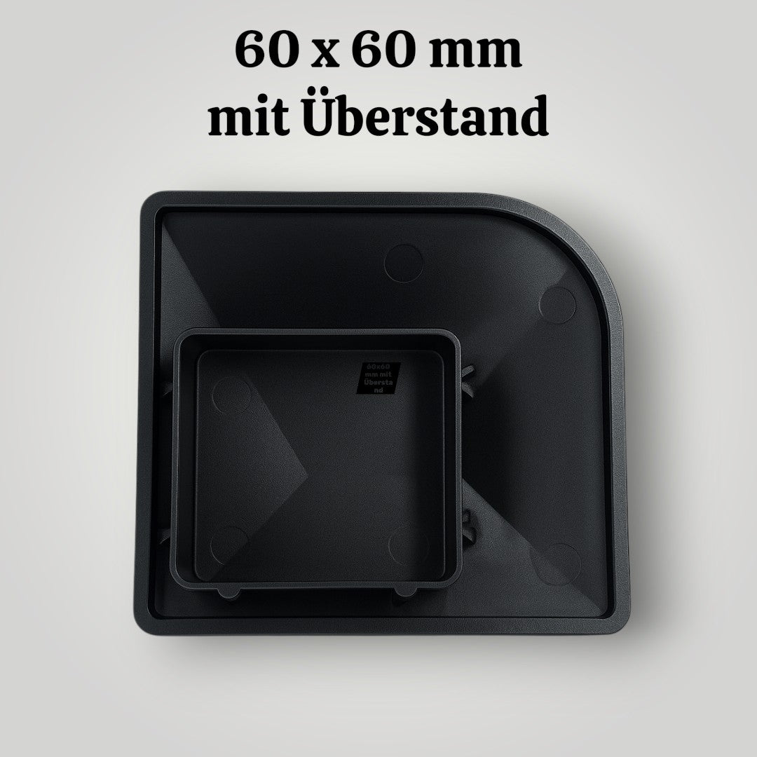 Pfostenkappe Zaun Abdeckung 6x4 6x6 8x8 cm Schwarz – Robust & Wetterfest für Pfosten