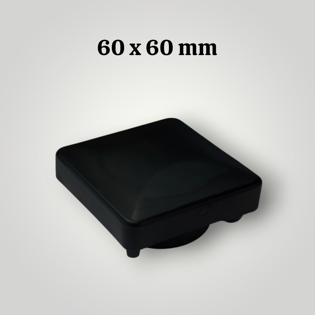 Pfostenkappe Zaun Abdeckung 6x4 6x6 8x8 cm Schwarz – Robust & Wetterfest für Pfosten
