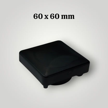 Pfostenkappe Zaun Abdeckung 6x4 6x6 8x8 cm Schwarz – Robust & Wetterfest für Pfosten