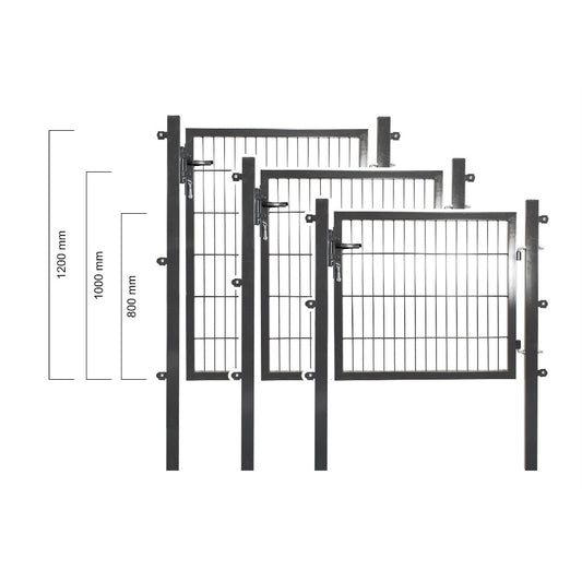Basic Gartentor 6/5 mm - Breite ca. 1000 bzw. 1200 mm