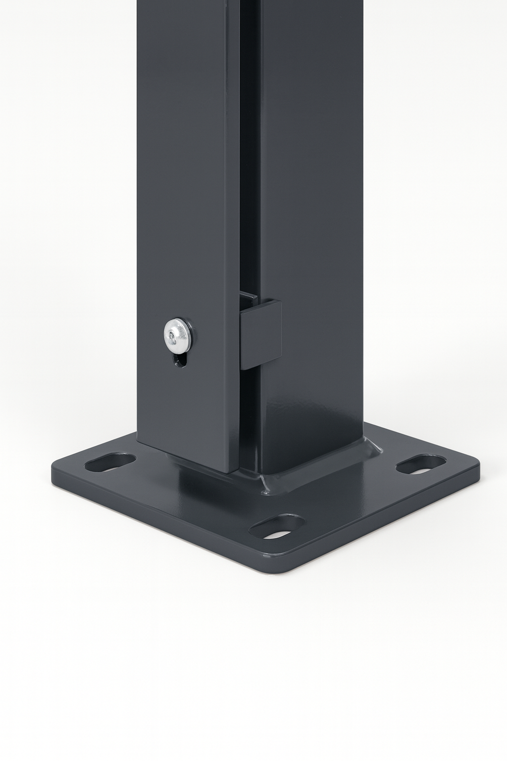 Doppelstabmatten-Komplettset 8/6/8 anthrazit (RAL7016) – Aufschrauben