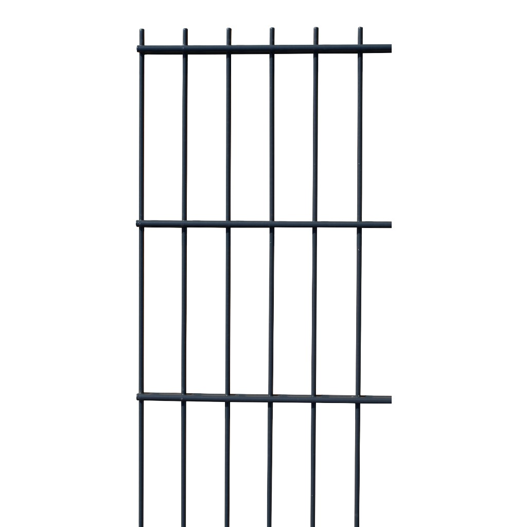 Doppelstabmatte 6/5/6 mm - anthrazit RAL 7016 - 2510 mm Länge