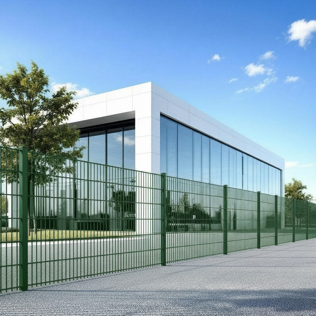 Doppelstabmatte 8/6/8 mm - moosgrün RAL 6005 - 2510 mm Länge