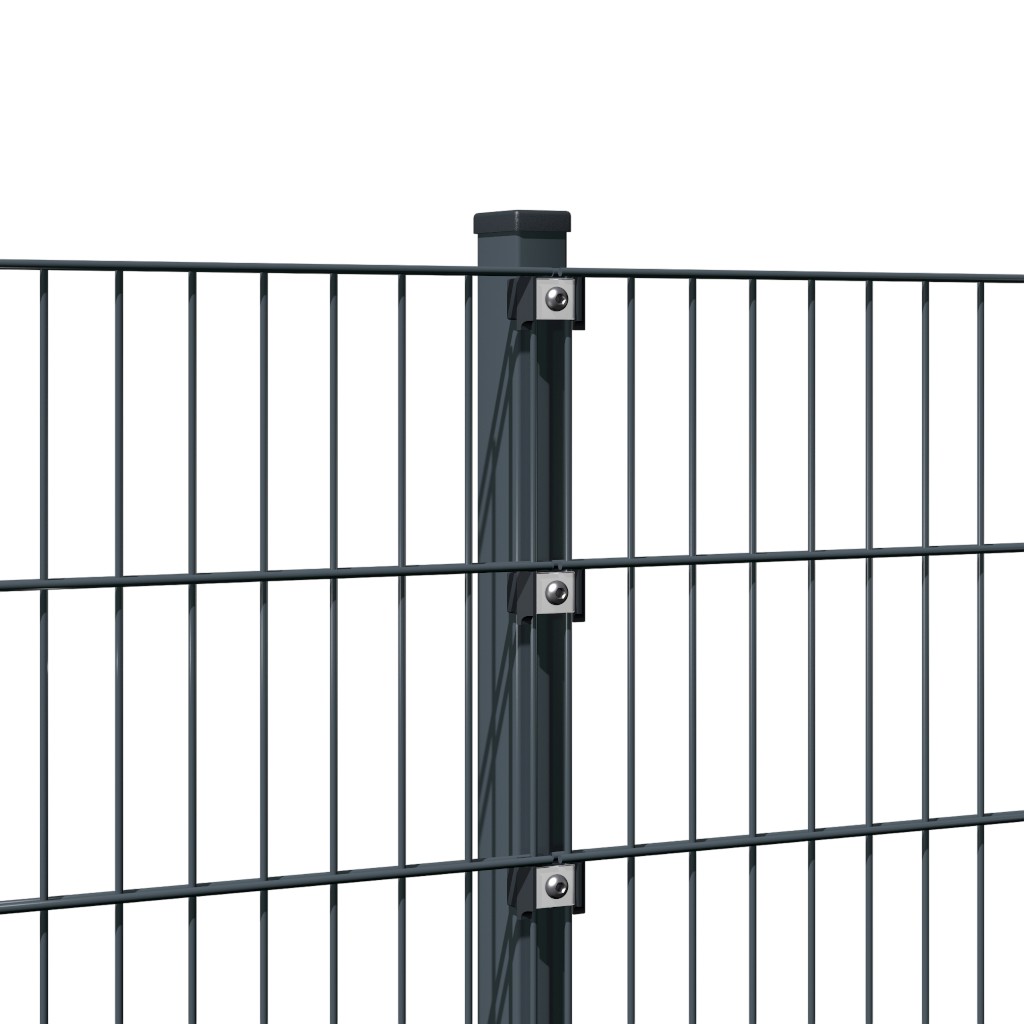 Doppelstabmatte 6/5/6 mm - anthrazit RAL 7016 - 2510 mm Länge