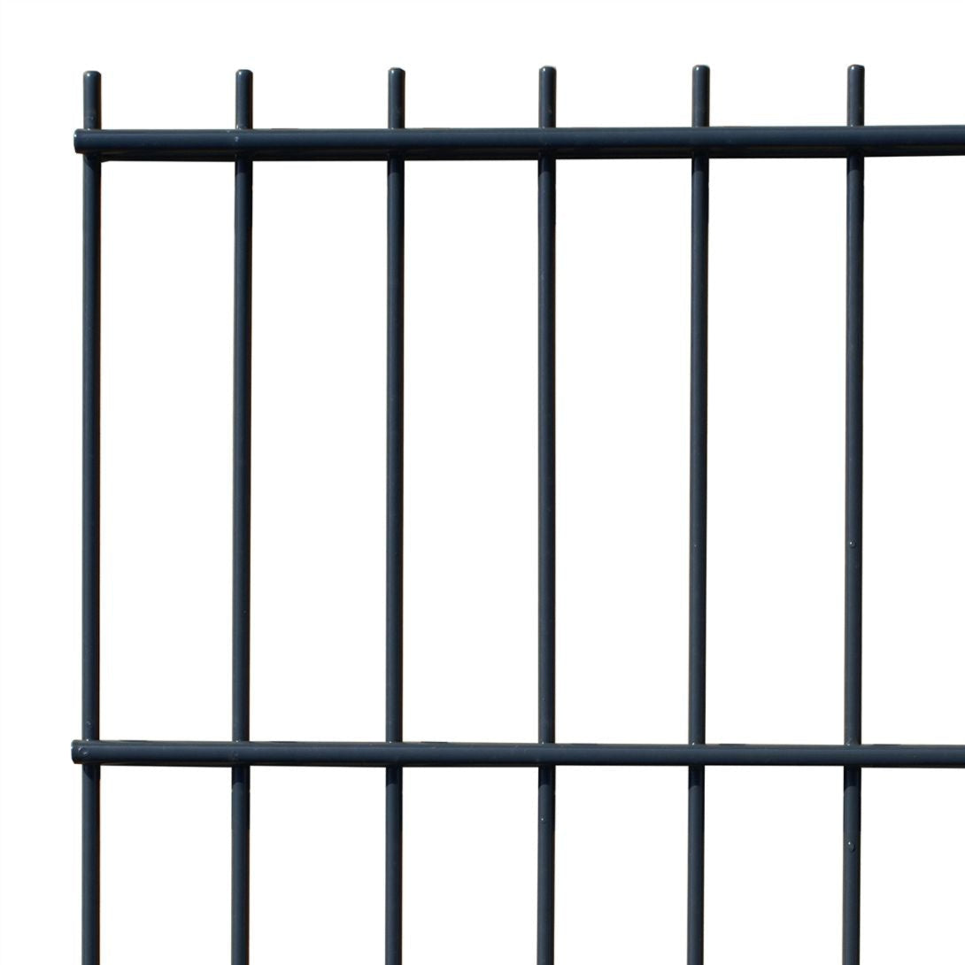 Doppelstabmatten-Komplettset 6/5/6 anthrazit (RAL7016) einbetonieren