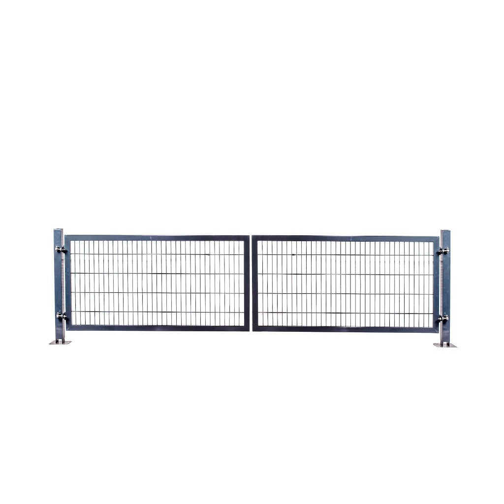 Industrie Doppelflügeltor 6/5/6 mm - Breite 3000 mm