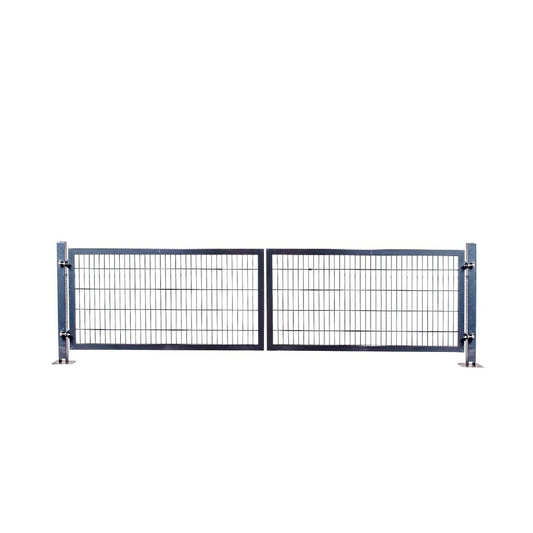 Industrie Doppelflügeltor 6/5/6 mm - Breite 3000 mm