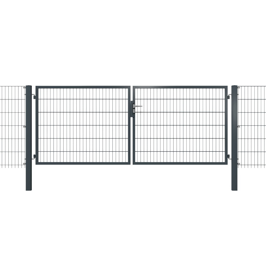 Doppelflügeltor 2‑flügelig – Drahtstärke 6/5/6 mm - Breite 3000 mm