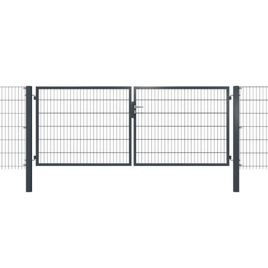 Doppelflügeltor 2‑flügelig – Drahtstärke 6/5/6 mm - Breite 3000 mm