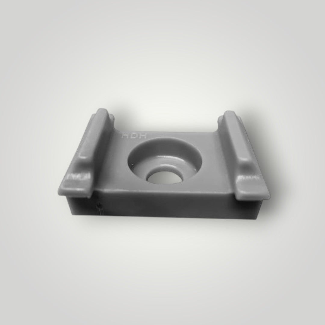 Auflagebock ohne Stege für Doppelstabmattenpfosten 60x40 mm - versch. Farben