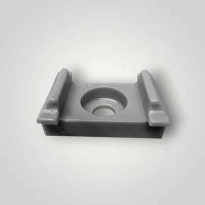 Auflagebock ohne Stege für Doppelstabmattenpfosten 60x40 mm - versch. Farben