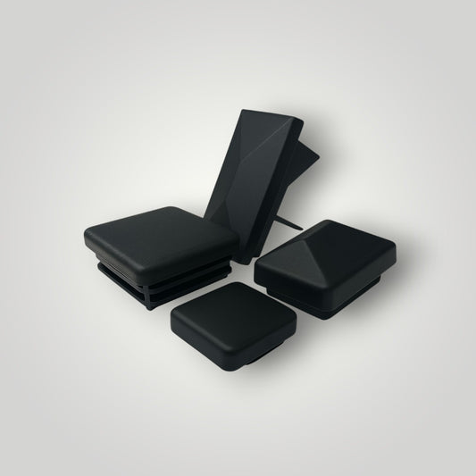 Pfostenkappe Zaun Abdeckung 6x4 6x6 8x8 cm Schwarz – Robust & Wetterfest für Pfosten