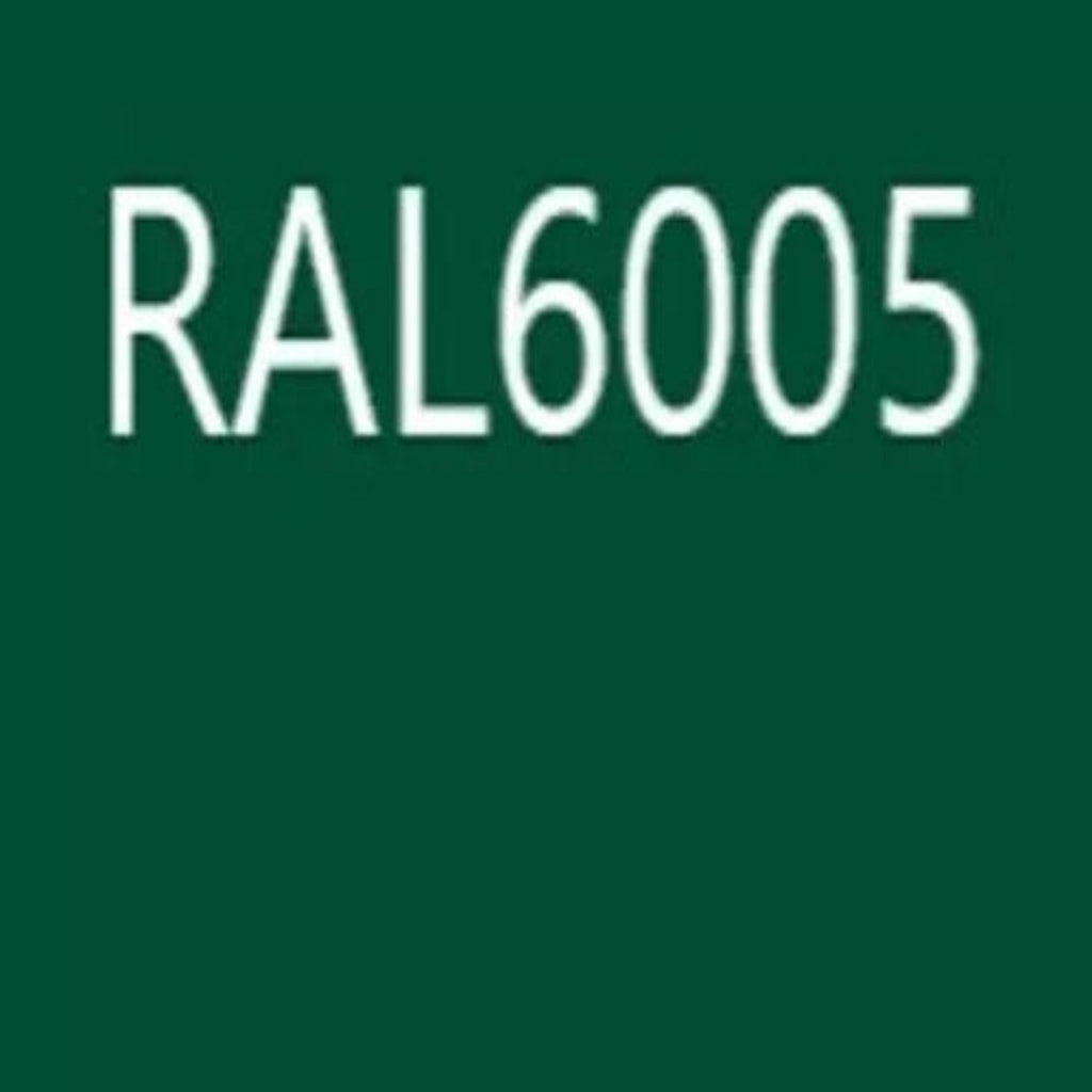 Doppelstabmatten-Komplettset 6/5/6 moosgrün (RAL6005) – Einbetonieren