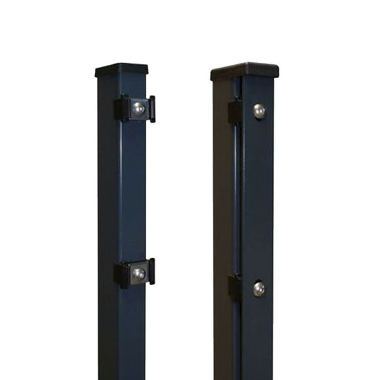 Pfosten 60 x 40 mm – anthrazit RAL 7016 - zum Einbetonieren